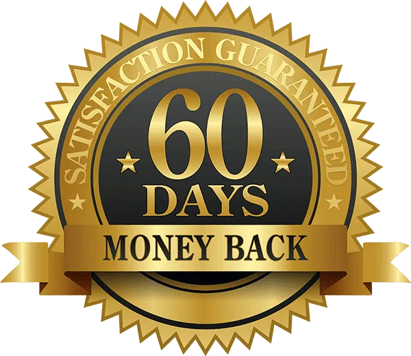 JellyLean 60-Day Money-Back Guarantee Seal for Weight Loss Support Product